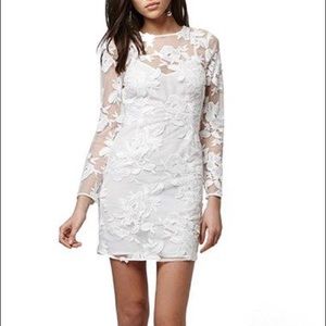 Topshop Appliqué Mini Dress w/ liner